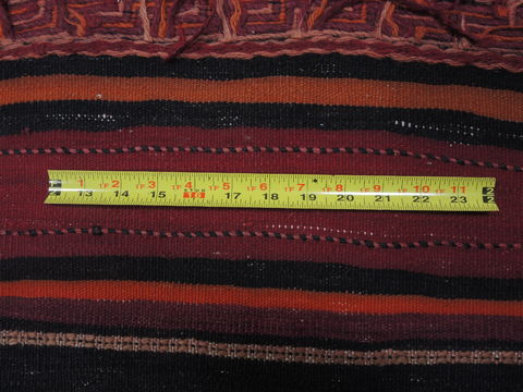 Kilim Red Runner Flat Woven 52 X 101 Area Rug 100-109422 Image 13