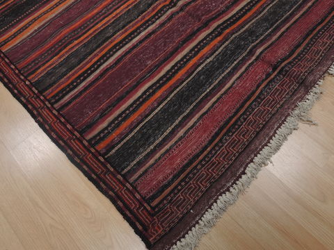 Kilim Red Runner Flat Woven 52 X 101 Area Rug 100-109422 Image 7