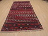 Kilim Red Runner Flat Woven 45 X 96  Area Rug 100-109424 Thumb 1