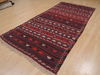 Kilim Red Runner Flat Woven 45 X 96  Area Rug 100-109424 Thumb 5