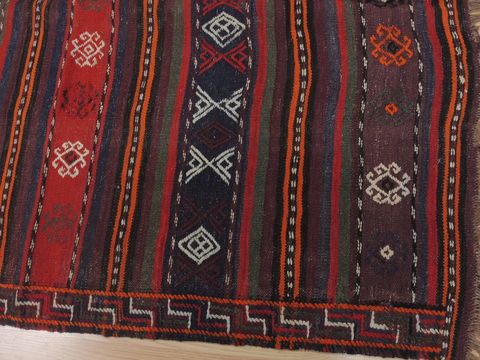 Kilim Red Flat Woven 411 X 94 Area Rug 100-109427 Image 9