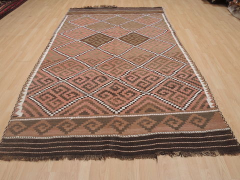 Kilim Beige Flat Woven 511 X 102 Area Rug 100-109428 Image 1