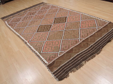Kilim Beige Flat Woven 511 X 102 Area Rug 100-109428 Image 3