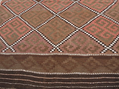 Kilim Beige Flat Woven 511 X 102 Area Rug 100-109428 Image 5