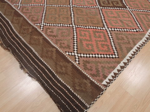 Kilim Beige Flat Woven 511 X 102 Area Rug 100-109428 Image 6