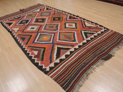 Kilim Red Flat Woven 410 X 811 Area Rug 100-109430 Image 5