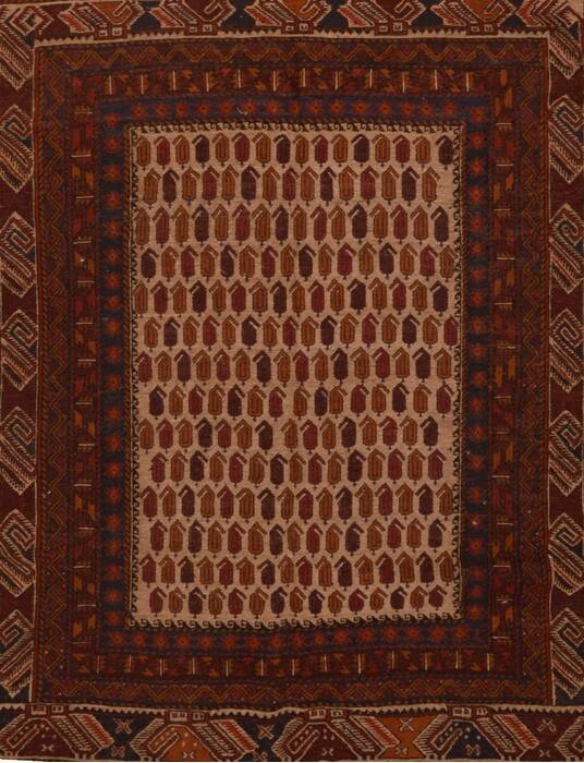 Kilim Beige Flat Woven 60 X 90 Area Rug 100-109432 Image 0