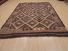 Kilim Brown Flat Woven 67 X 94  Area Rug 100-109436 Thumb 1