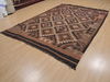 Kilim Brown Flat Woven 67 X 94  Area Rug 100-109436 Thumb 2