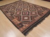 Kilim Brown Flat Woven 67 X 94  Area Rug 100-109436 Thumb 4