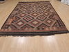 Kilim Brown Flat Woven 67 X 94  Area Rug 100-109436 Thumb 9