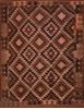 Kilim Brown Flat Woven 67 X 94  Area Rug 100-109436 Thumb 0