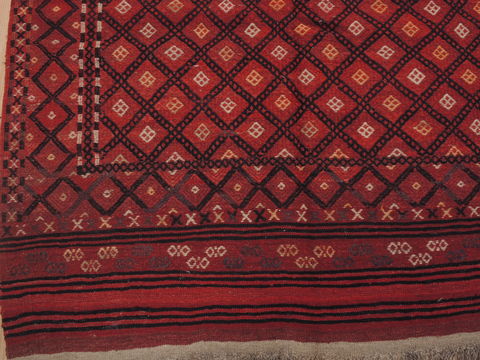 Kilim Red Flat Woven 74 X 90 Area Rug 100-109438 Image 10
