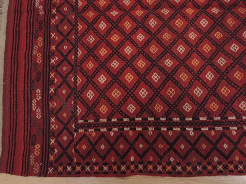 Kilim Red Flat Woven 74 X 90 Area Rug 100-109438 Image 12