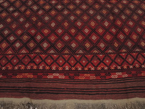 Kilim Red Flat Woven 74 X 90 Area Rug 100-109438 Image 7