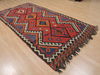 Kilim Red Runner Flat Woven 45 X 92  Area Rug 100-109439 Thumb 3