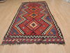 Kilim Red Runner Flat Woven 45 X 92  Area Rug 100-109439 Thumb 5