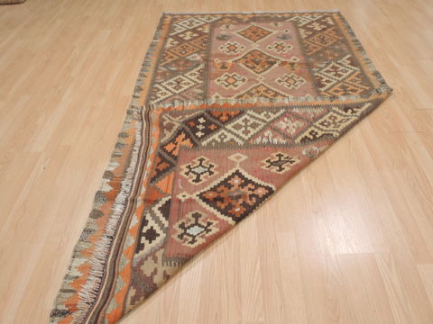Kilim Red Flat Woven 47 X 83 Area Rug 100-109440 Image 12