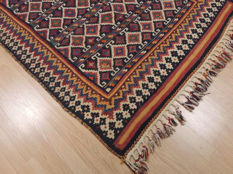 Kilim Red Flat Woven 311 X 63 Area Rug 100-109441 Image 8