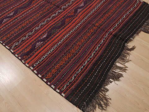 Kilim Red Flat Woven 54 X 88  Area Rug 100-109445 Image 11