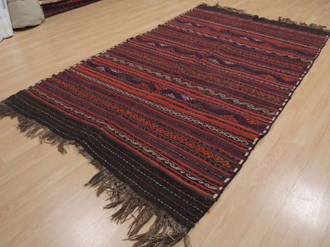 Kilim Red Flat Woven 54 X 88  Area Rug 100-109445 Image 17