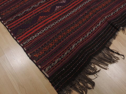 Kilim Red Flat Woven 54 X 88  Area Rug 100-109445 Image 6