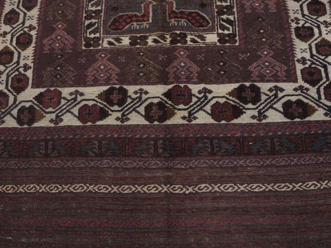 Kilim Brown Flat Woven 53 X 85 Area Rug 100-109446 Image 7