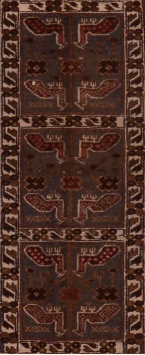 Kilim Brown Flat Woven 53 X 85 Area Rug 100-109446 Image 0