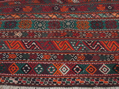 Kilim Red Runner Flat Woven 52 X 107 Area Rug 100-109449 Image 6
