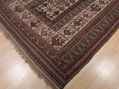 Kilim Brown Flat Woven 55 X 90 Area Rug 100-109450 Image 11