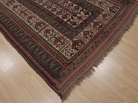 Kilim Brown Flat Woven 55 X 90 Area Rug 100-109450 Image 13