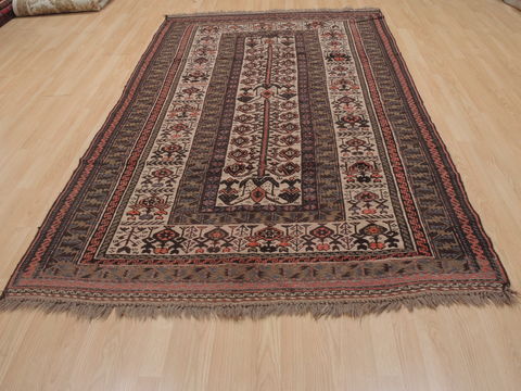 Kilim Brown Flat Woven 55 X 90 Area Rug 100-109450 Image 1
