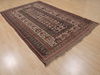 Kilim Brown Flat Woven 55 X 90  Area Rug 100-109450 Thumb 3