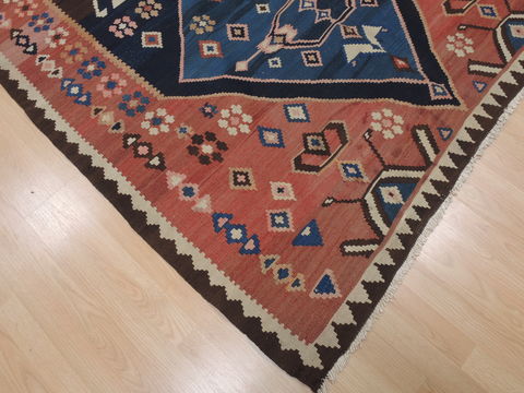 Kilim Brown Runner Flat Woven 54 X 112 Area Rug 100-109453 Image 5