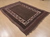 Kilim Brown Hand Knotted 48 X 69  Area Rug 100-109458 Thumb 2