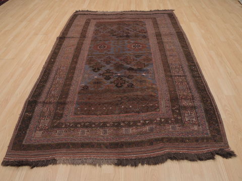 Kilim Brown Hand Knotted 411 X 711 Area Rug 100-109459 Image 1