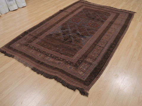 Kilim Brown Hand Knotted 411 X 711 Area Rug 100-109459 Image 2
