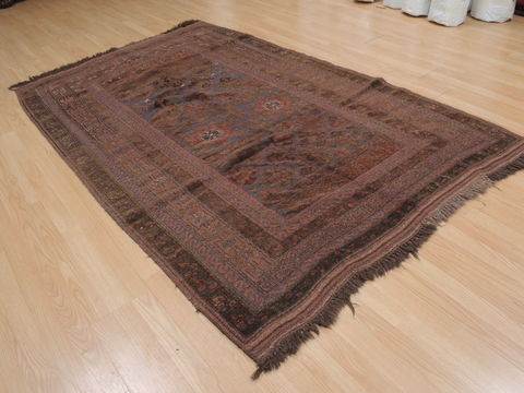 Kilim Brown Hand Knotted 411 X 711 Area Rug 100-109459 Image 6
