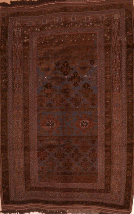 Kilim Brown Hand Knotted 411 X 711 Area Rug 100-109459 Image 0