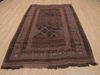 Kilim Brown Hand Knotted 411 X 711  Area Rug 100-109459 Thumb 1