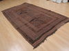 Kilim Brown Hand Knotted 411 X 711 Area Rug 100-109459 Thumb 6