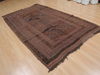 Kilim Brown Hand Knotted 411 X 711  Area Rug 100-109459 Thumb 6