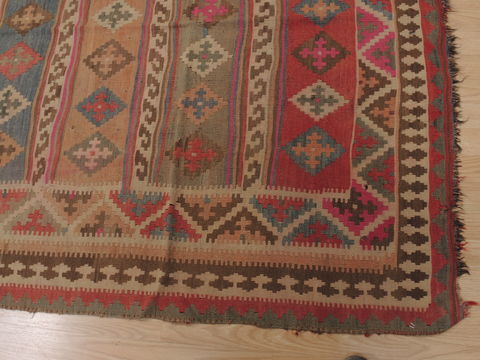 Kilim Brown Hand Knotted 48 X 94 Area Rug 100-109460 Image 11