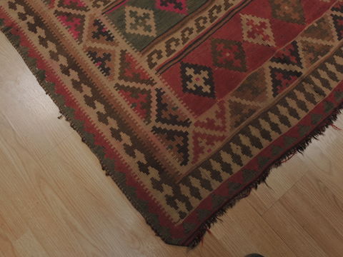 Kilim Brown Hand Knotted 48 X 94 Area Rug 100-109460 Image 7