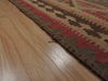 Kilim Brown Hand Knotted 48 X 94  Area Rug 100-109460 Thumb 12