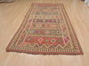 Kilim Brown Hand Knotted 48 X 94  Area Rug 100-109460 Thumb 4