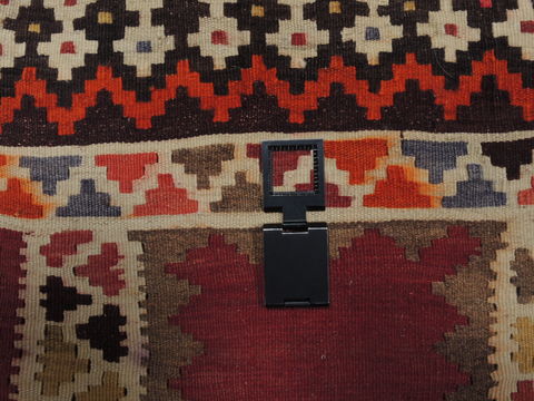Kilim Red Runner Hand Knotted 41 X 102 Area Rug 100-109463 Image 15