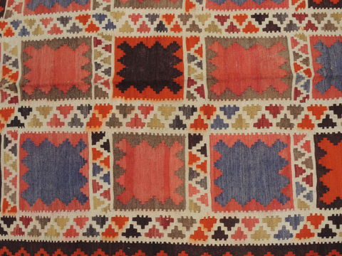 Kilim Red Runner Hand Knotted 41 X 102 Area Rug 100-109463 Image 9
