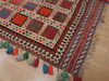 Kilim Red Runner Hand Knotted 41 X 102  Area Rug 100-109463 Thumb 11