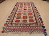 Kilim Red Runner Hand Knotted 41 X 102  Area Rug 100-109463 Thumb 14